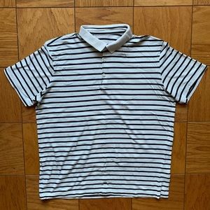 Men's H&M Striped Polo Shirt Size Large